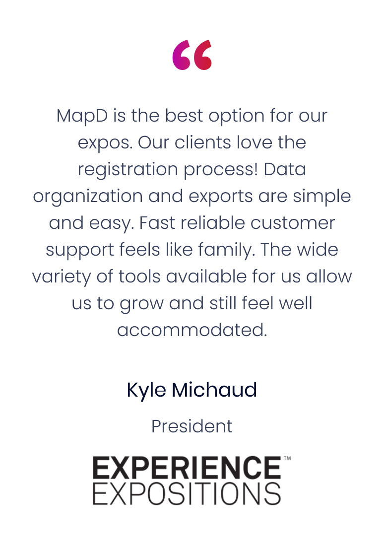 Experience Expos testimonial